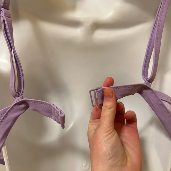 Aerie Lavender Swim Top - Picture 9 of 9